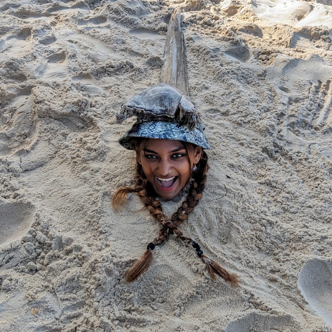 surfer chilling after surfing session in Mulki